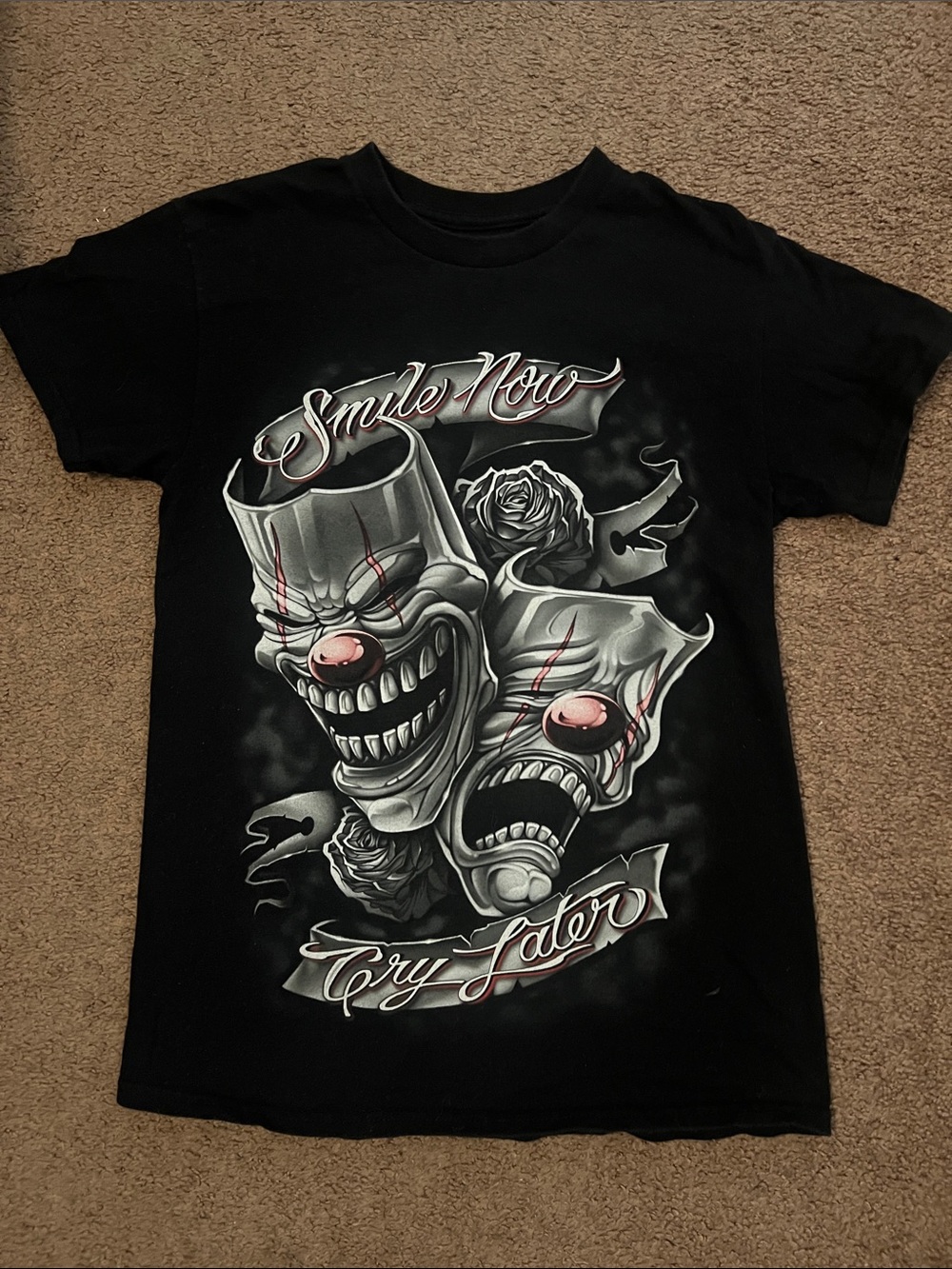 Smile now cry later t shirt